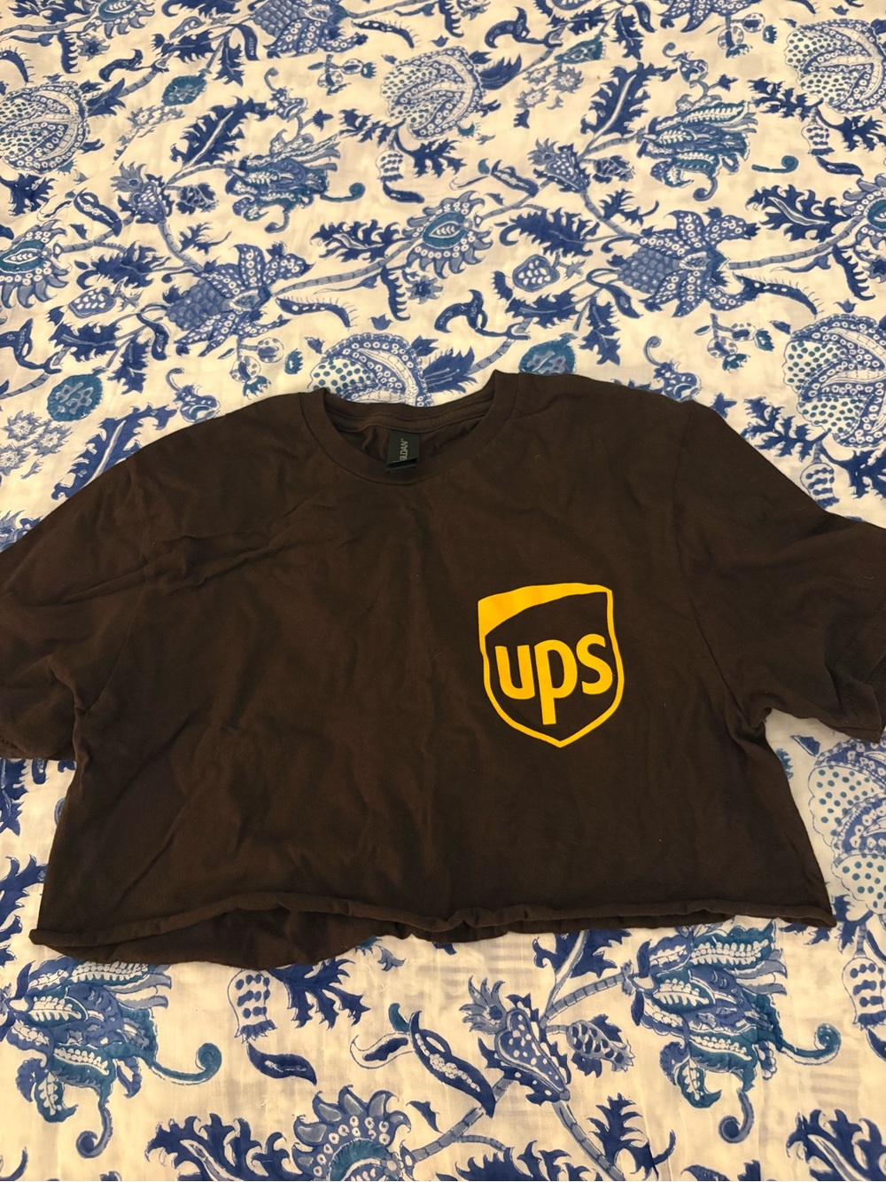 UPS Brown Short Sleeve costume top